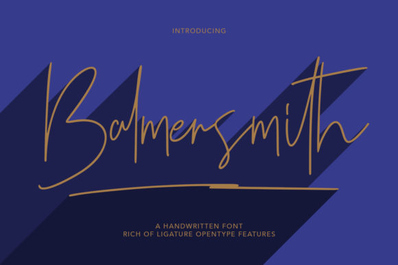 Balmersmith Font: Elevate Your Handmade Brand