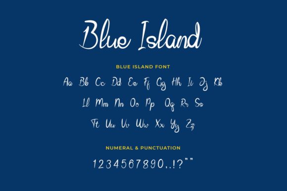Blue Island Font for Modern Business Branding