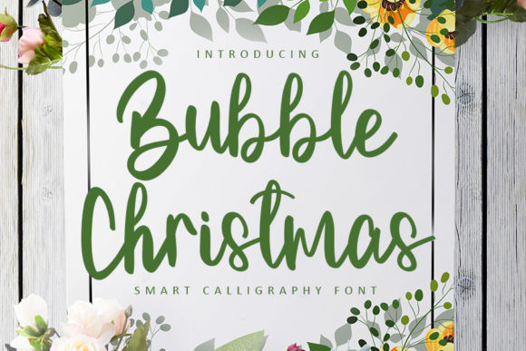 Bubble Christmas Font: A Sweet Script for Branding
