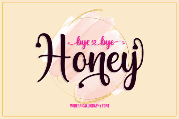 Bye Bye Honey Font for Web Design
