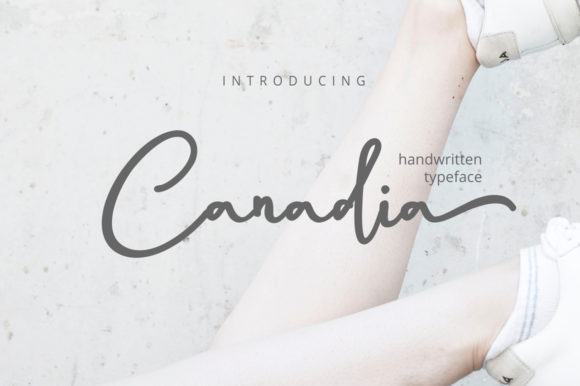 Canadia Font: A Romantic Script for Branding