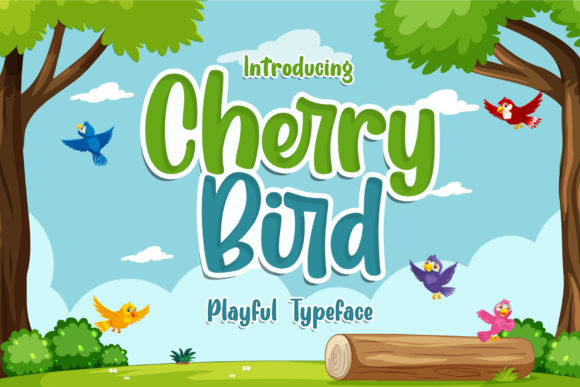 Cherry Bird Font for Modern Web Design
