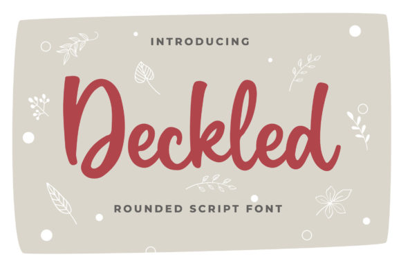 Deckled: A Handwritten Typeface for Editorial Calm