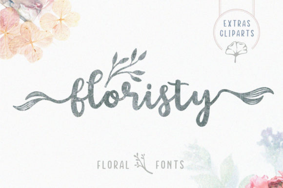 Floristy Font: A Handwritten Typeface for Makers