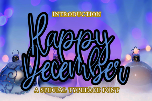 Happy December: A Quirky Handwritten Font for Branding