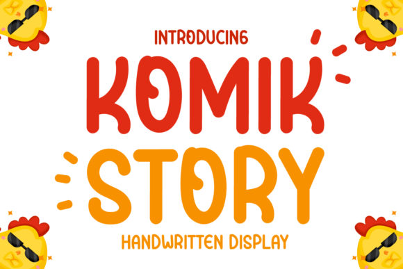 Komik Story Font for Playful Web Design