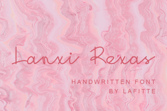 Lanxi Rexas: A Handwritten Font for Modern Brands