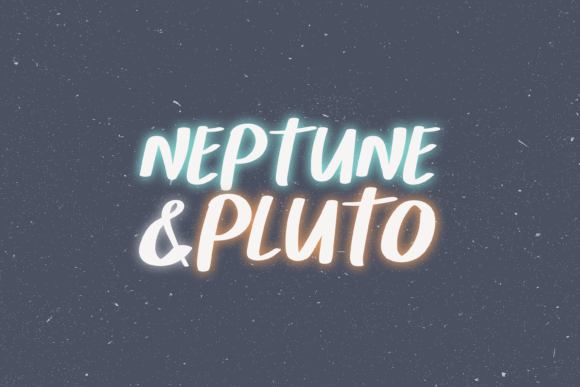 Neptune Pluto: A Handwritten Font for Makers