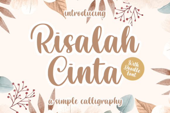 Risalah Cinta: A Script Font for Editorial Warmth