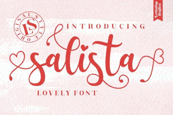 Salista: A Handwritten Typeface for Editorial Design
