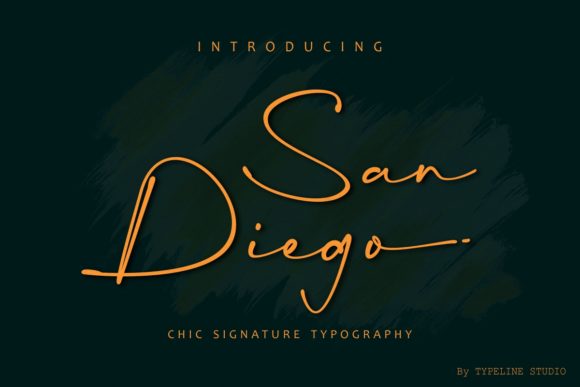 San Diego Font: A Delicate Typeface for Elegant Branding