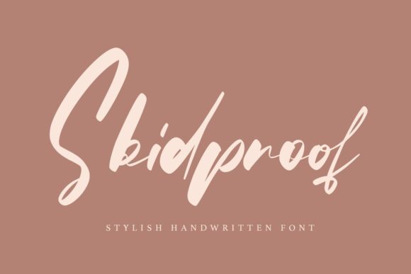 Skidproof: A Handwritten Font for Modern Web Design