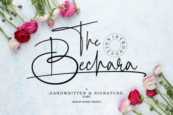 The Bechara: A Handwritten Font for Clear Campaigns