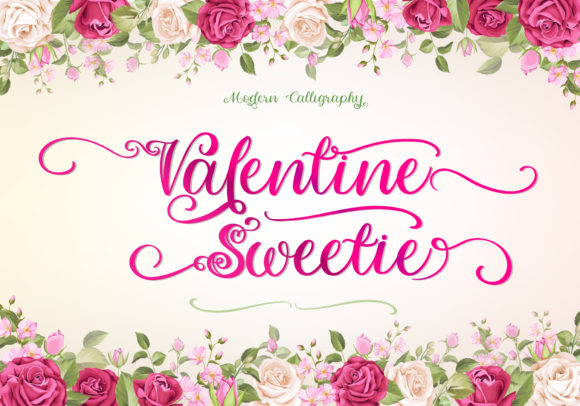 Valentine Sweetie Font for Makers