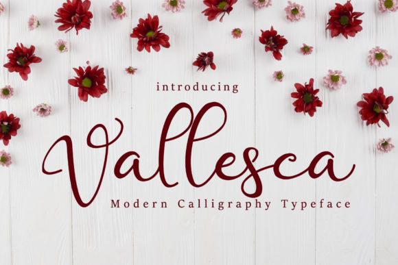 Vallesca: A Playful Script Font for Modern Branding