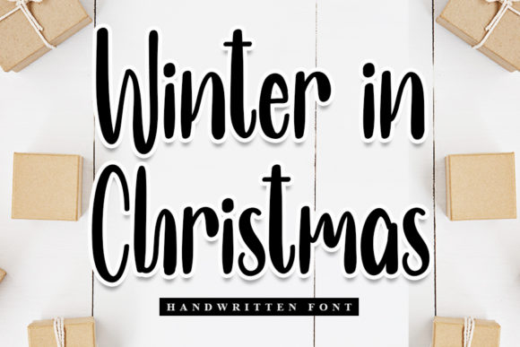 Winter in Christmas Font: A Gentle Script for Editorial Design